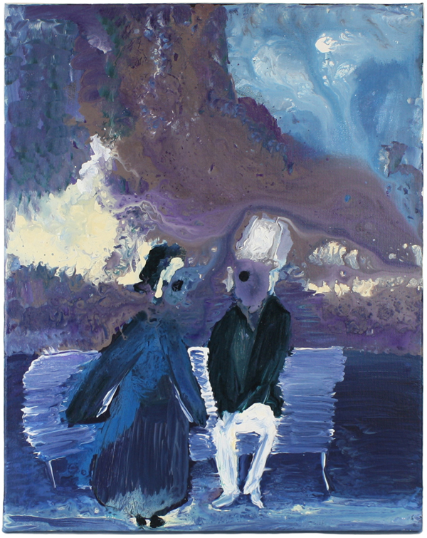 Genieve Figgis,  Yes Captain,  2014 , Acrylic on canvas,  20 x 16 inches